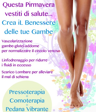Questa Primavera vestiti di salute ! A Sanremo, il benessere delle tue gambe.